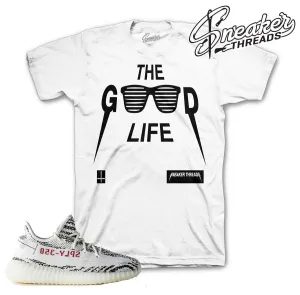 350 Zebra Good Life WHITE Shirt