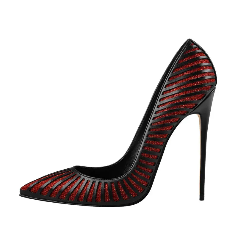 Versatile Glamour Stiletto Pumps